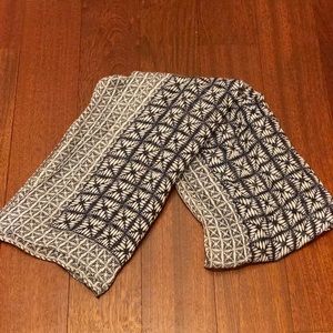 JCrew navy neck scarf